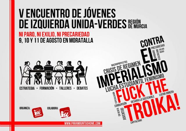 El Área de Juventud de IU-Verdes de la Región de Murcia realizará su V Encuentro Regional en Moratalla, durante los días 9, 10 y 11 de agosto - 1, Foto 1