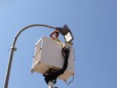 El Ayuntamiento de Fuente lamo sustituye sus luminarias por tecnologa LED para reducir a ms de la mitad el consumo de energa