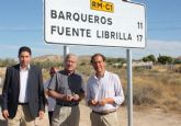 Las obras realizadas en la carretera de Barqueros mejoran la seguridad de conductores y peatones
