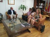 El Alcalde y las concejales de Educación y Empleo visitan al nuevo consejero de Educación, Universidades y Empleo, Pedro Antonio Sánchez