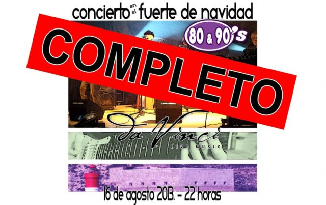 Agotadas las entradas para el concierto de este viernes en el Fuerte de Navidad - 1, Foto 1