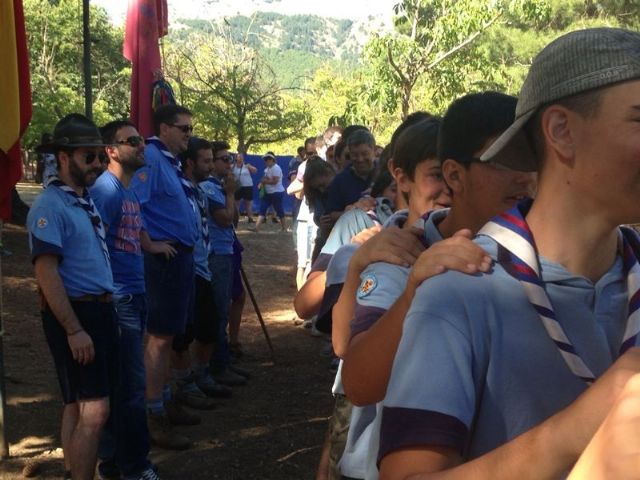 El Concejal de Juventud de Lorca visita a los 150 scouts lorquinos que participan en el campamento de verano en la Comarca de Alhama de Granada - 1, Foto 1