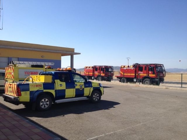La Base de Emergencias de las pedanías altas de Lorca acoge unas jornadas prácticas de prevención de incendios de la UME con otros servicios de emergencias - 2, Foto 2