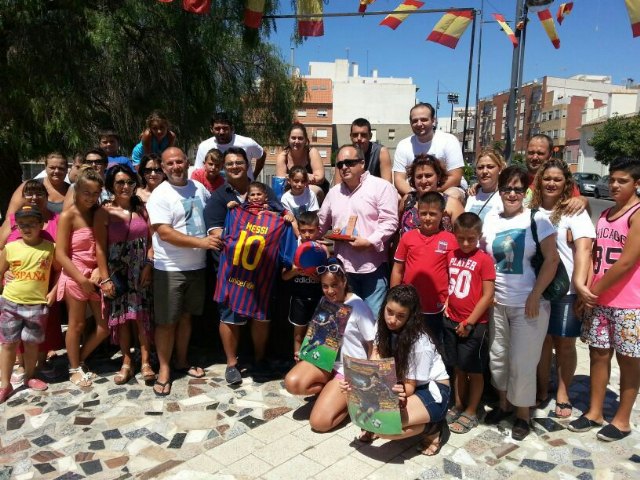 La Peña Barcelonista de Totana hace realidad una de las ilusiones del pequeño Juan - 1, Foto 1