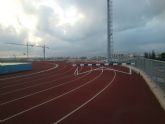 UPyD Alcantarilla reclama una solución al nuevo hundimiento producido en la pista de atletismo municipal