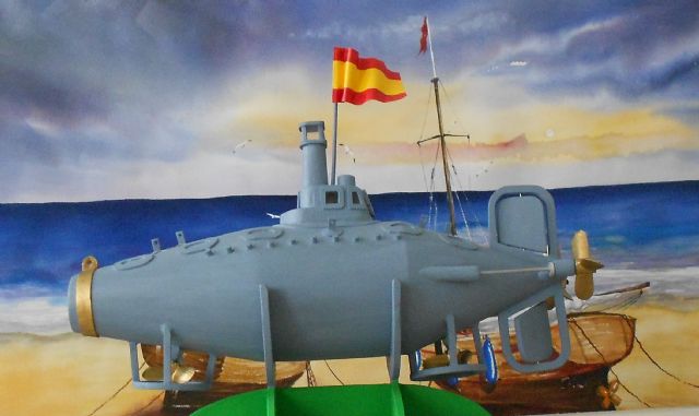 La maqueta del submarino Peral representará a la Región de Murcia, Foto 1