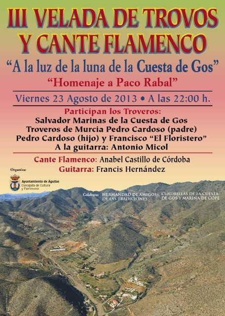 Águilas volverá a homenajear a Paco Rabal con la III Velada de Trovos y Cante Flamenco - 1, Foto 1