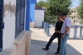 El concejal de Educación visita las obras del CEIP Miguel Hernández