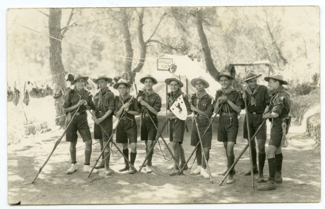 Boy Scouts de Murcia en el campamento de Sierra Espuña. Julio de 1926 / Foto Mateo, Foto 1