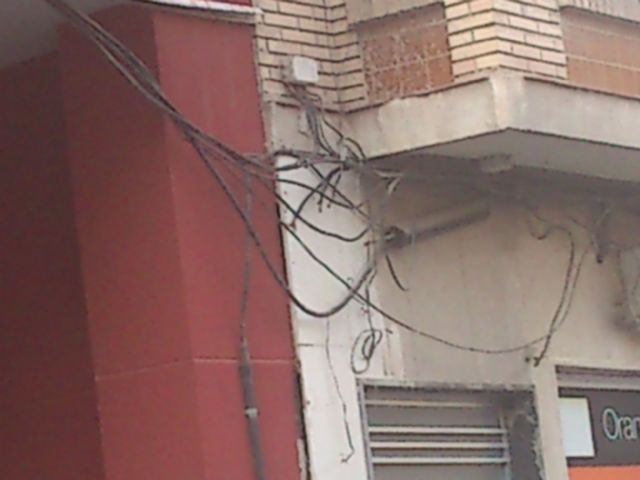 Antonio Navarro: Lorca presenta un cableado tercermundista - 2, Foto 2