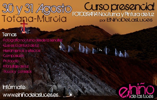 Aun quedan plazas para el curso de fotografía nocturna organizado por la Cofradía del Santísimo Cristo de la Caída, Foto 2