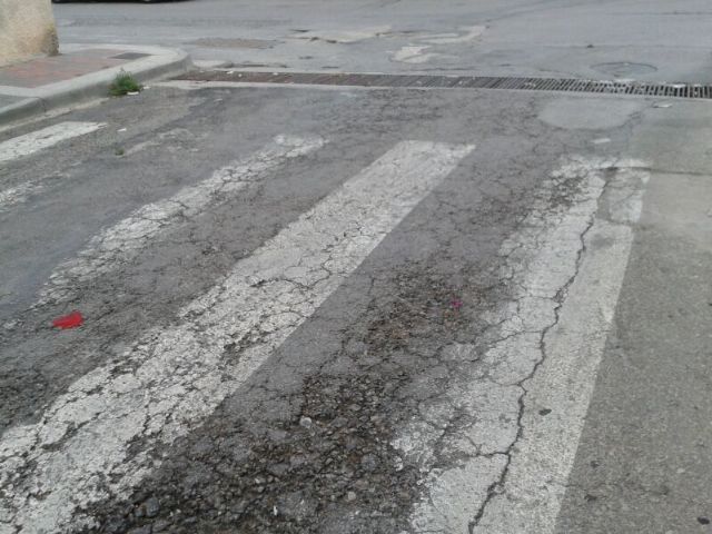 El PSOE de Archena denuncia que todas las calles del municipio tienen el asfalto en un pésimo estado - 3, Foto 3