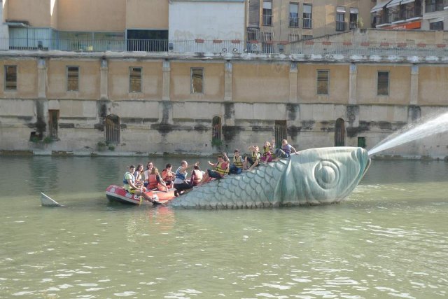 Las piraguas navegarán en Murcia por un gran caudal impulsado por las nuevas bombas de recirculación del río Segura - 1, Foto 1