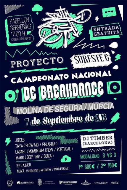 La séptima edición del Campeonato Nacional de Break Dance de Molina de Segura se celebra el sábado 7 de septiembre - 1, Foto 1