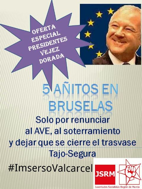 JSRM asegura que Valcárcel ha hipotecado el futuro de la Región de Murcia para pagarse su jubilación - 1, Foto 1