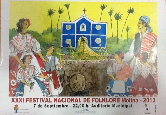 El Festival Nacional de Folclore de Molina de Segura celebra su trigésimo primera edición el sábado 7 de septiembre - 1, Foto 1