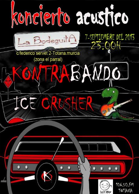 Kontrabando ofrecerá un concierto en acústico mañana sábado 7 de septiembre en La Bodeguita, Foto 1