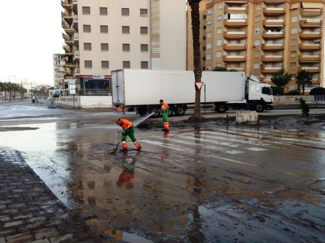 Una fuerte tromba de agua descargó ayer sobre las sierras próximas a Águilas - 2, Foto 2