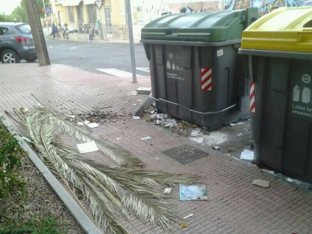 IU-Verdes de Murcia reclama la limpieza de un jardín de La Alberca - 1, Foto 1