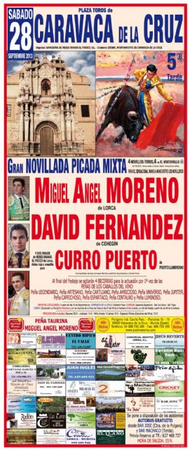 La Plaza de Toros de Caravaca acoge una novillada mixta el próximo 28 de septiembre - 1, Foto 1