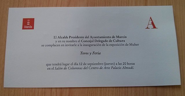 El Almudí acoge la visión de Muher sobre la Feria Taurina murciana, Foto 1