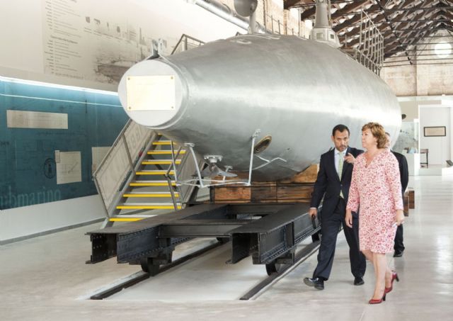 El Príncipe de Asturias inaugura la nueva sala Isaac Peral del Museo Naval - 2, Foto 2