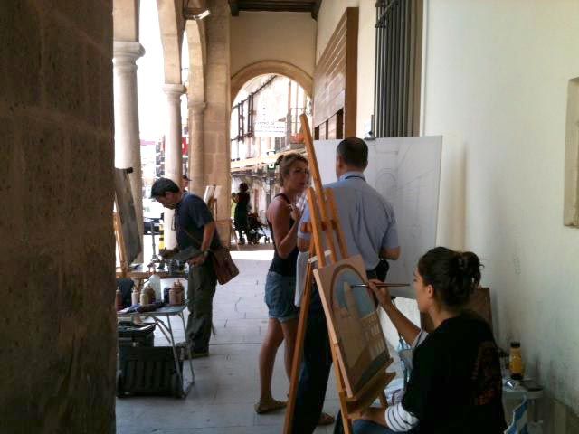 El II Concurso Nacional de Pintura al aire libre ´Casco Histórico de Lorca´ reúne a 69 pintores, 18 más que en su primera edición - 1, Foto 1