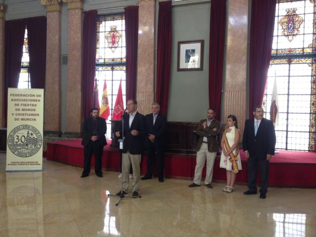 El Alcalde Cámara recibe a los cargos festeros de Moros y Cristianos 2013 - 3, Foto 3
