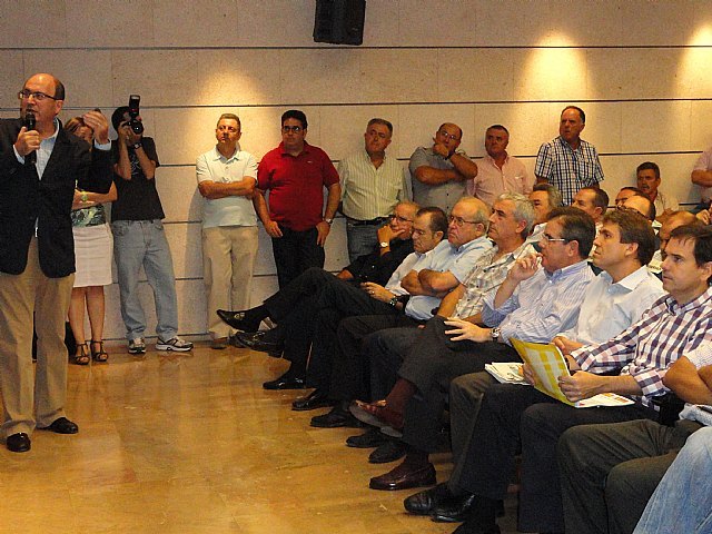 One hundred executives from COAG, cooperatives, and landowners associations in natural Guadalentin Valley participate in a meeting held in CROEM on naturles spaces in the region, Foto 3