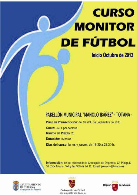 La concejalía de Deportes organiza un curso de monitor de futbol, Foto 1