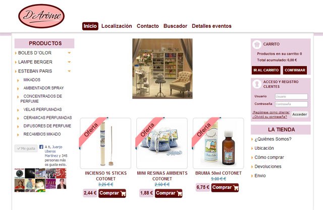 Ya puedes adquirir los productos de DArme en su nueva pgina web, Foto 1