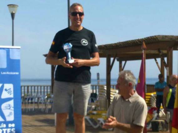 El totanero Jos Miguel Cano particip en la X Travesa a nado Isla Perdiguera – Los Alczares - 2