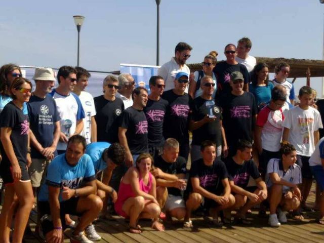 El totanero Jos Miguel Cano particip en la X Travesa a nado Isla Perdiguera – Los Alczares - 4