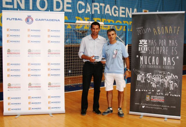 Los capitanes del Futsal y F.C Cartagena unidos para captar a una misma afición - 1, Foto 1