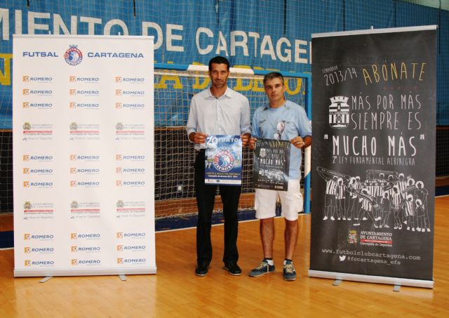 Los capitanes del Futsal y F.C Cartagena unidos para captar a una misma afición - 2, Foto 2