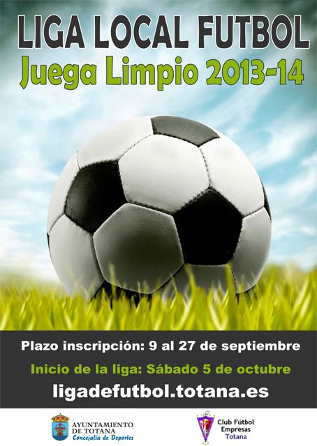 La concejalía de Deportes abre el plazo de inscripción para la Liga de Fútbol-11 Juega Limpio 2013/14, Foto 2