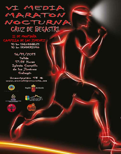 La VI edición de la Media Maratón Nocturna 'Cruz de Begastri' llega el 16 de noviembre con un nuevo formato - 1, Foto 1