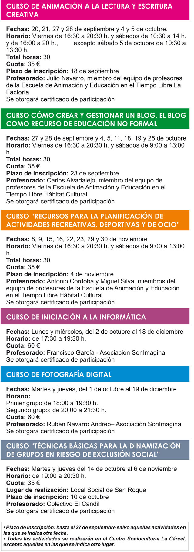 Se presenta el programa Formación en La Cárcel que incluye 23 acciones formativas para el próximo trimestre, Foto 3