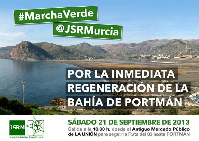 JSRM organiza la I Marcha Verde por la regeneración de la Bahía de Portmán - 1, Foto 1