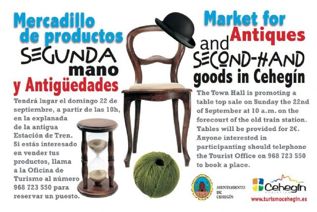 El mercadillo de productos de segunda mano y antigüedades regresa este domingo - 1, Foto 1