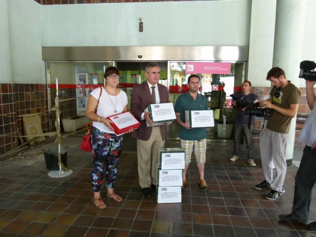 El PSOE presenta las primeras 8.000 alegaciones individuales y personalizadas en defensa del Trasvase Tajo-Segura - 1, Foto 1