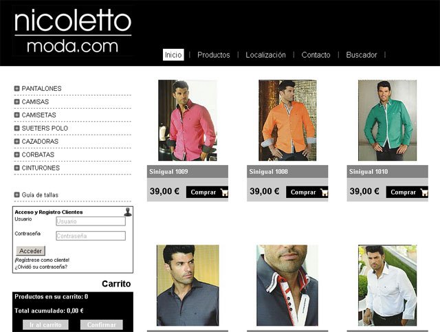 Descubre la nueva Tienda Online de Nicoletto Moda, creada con Superweb, Foto 1