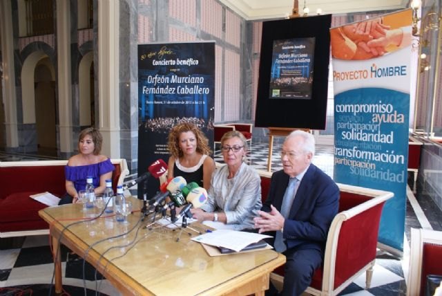 El Orfeón Fernández Caballero ofrecerá un concierto a beneficio de Proyecto Hombre Murcia - 1, Foto 1