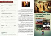 Abierto el plazo de inscripcin para las escuelas deportivas municipales 2013 - 2014