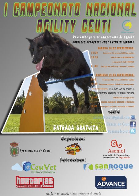Ceutí acoge el  I Campeonato Nacional Agility para todas las razas caninas - 1, Foto 1