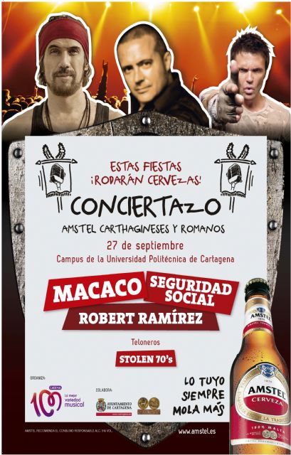 Este viernes, cinco horas de música en la plaza de antigones, junto a la universidad, pondrán el colofón a las fiestas de carthagineses y romanos - 1, Foto 1