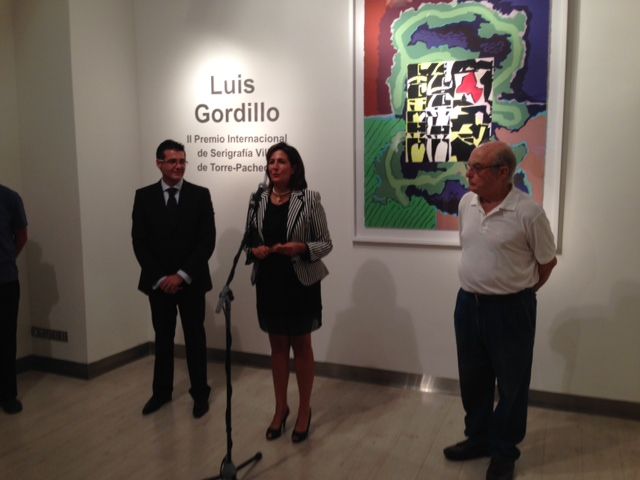 II Premio Internacional de Serigrafía Villa de Torre-Pacheco concedido al pintor Luis Gordillo - 2, Foto 2