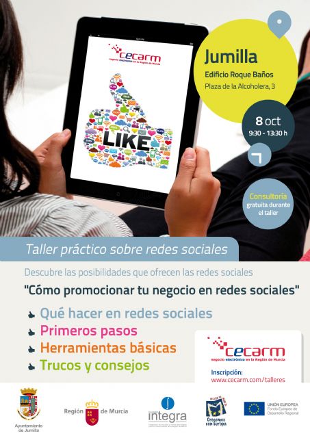 Juventud desarrollará en Jumilla el taller gratuito Como promocionar tu negocio en redes sociales - 1, Foto 1