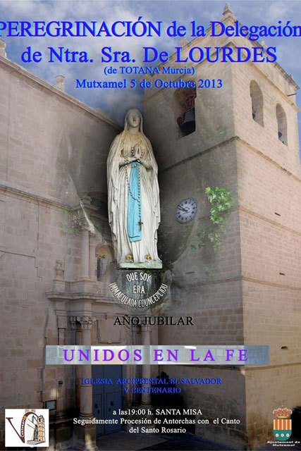 The Lourdes of Totana delegation organized a trip to Campello (Alicante) to mark the centenary of the parish V El Salvador and Jubilee Year, Foto 2