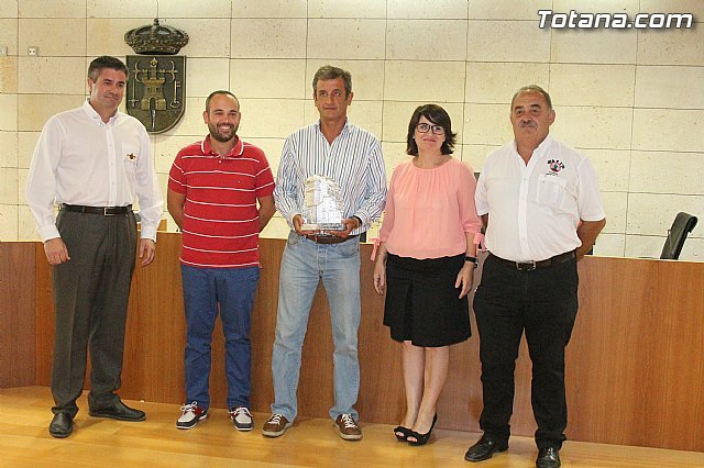 El ayuntamiento ofrece una recepción institucional al piloto Luis Moya - 1, Foto 1